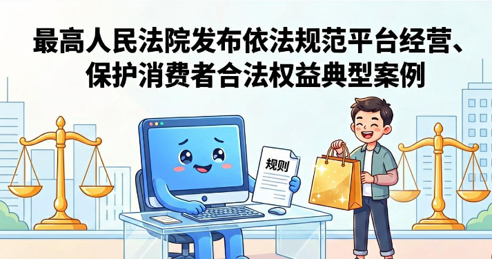 最高人民法院发布依法规范平台经营、保护消费者合法权益典型案例